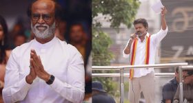 Rajinikanth: విజయ్ కి షాక్.. రజినీకాంత్ స్ట్రాంగ్ కౌంటర్.. కాలమే సమాధానం చెబుతుందంటూ పోస్ట్!