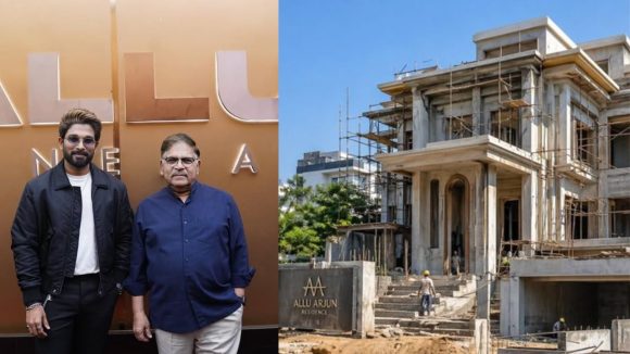 కొత్త ఇంటికి శ్రీకారం చుట్టిన బన్నీ.. మేనమామ చిరంజీవి ఇంటికి సమీపంలో.. ఎన్ని కోట్లంటే?