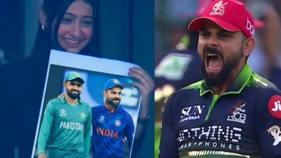 బాబ‌ర్ ఆజం, కోహ్లీ పోస్ట‌ర్లు వైర‌ల్..RCB జ‌ట్టును బ్యాన్ చేయాలంటూ డిమాండ్లు