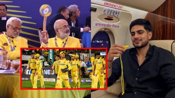 మీరు నా వెంట్రుక‌తో స‌మానమంటూ CSKను ట్రోల్ చేసిన గిల్…నోట్లో ఎల్లో విజిల్ పెట్టి మ‌రీ !
