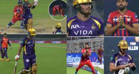 KKR VS LSG: అంతా ఫిక్సింగే..రెండు క్యాచ్ లు వివాదం, ఫిన్ అలెన్‌, ర‌హానే ఇద్ద‌రూ నాటౌటే !