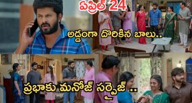 Gundeninda GudiGantalu Today episode: పెళ్లి సంబంధం కోసం వెళ్లిన మనోహర్.. అమ్మోరులా మారిన మీనా.. అడ్డంగా బుక్కయిన బాలు..