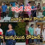 Gundeninda GudiGantalu Today episode: పెళ్లి సంబంధం కోసం వెళ్లిన మనోహర్.. అమ్మోరులా మారిన మీనా.. అడ్డంగా బుక్కయిన బాలు..