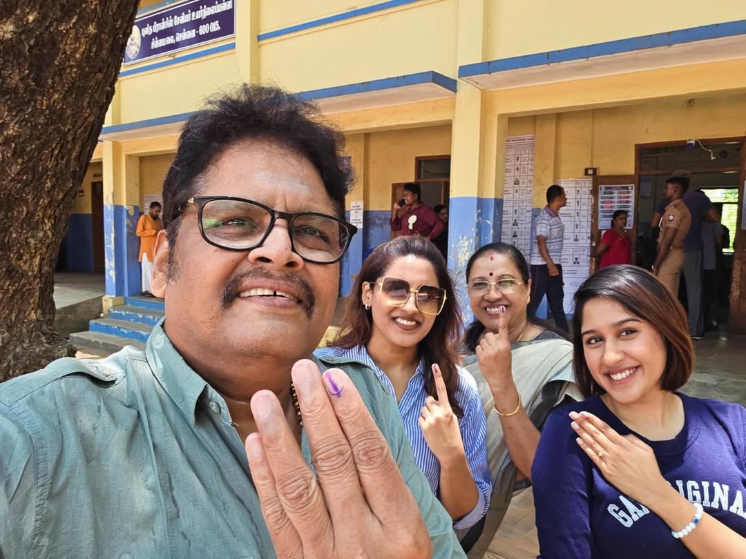 Tamilnadu elections 2026 celebrities vote(Image credit: internet) Celebrities vote Photo Gallery