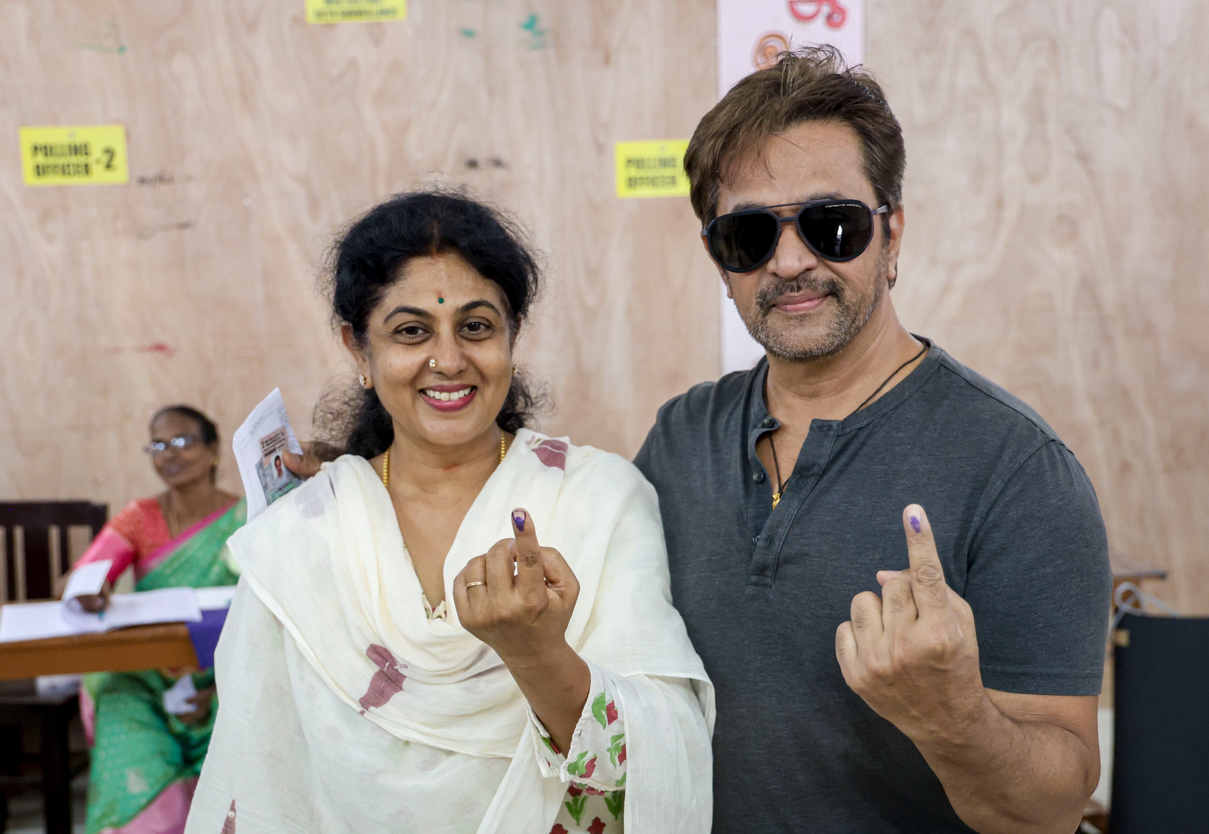 Tamilnadu elections 2026 celebrities vote(Image credit: internet) Celebrities vote Photo Gallery