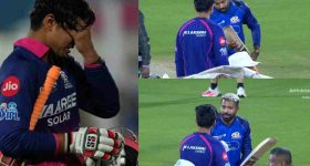 బ్యాట్ లో స్ప్రింగులు ఉన్నాయ‌ని చెక్ చేసిన హార్దిక్ పాండ్యా..క‌న్నీళ్లు పెట్టుకున్న వైభ‌వ్