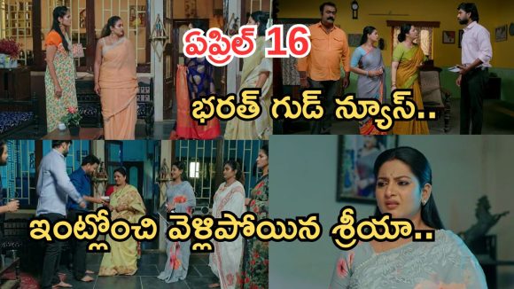 Intinti Ramayanam Today Episode: అవనికి శ్రీయ వార్నింగ్.. గుడ్ న్యూస్ చెప్పిన భరత్..శ్రీకర్, శ్రీయల మధ్య గొడవ..