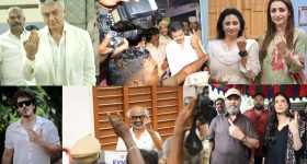 తమిళనాడు ఎన్నికలు.. ఓటేసిన సెలబ్రిటీలు వీరే!