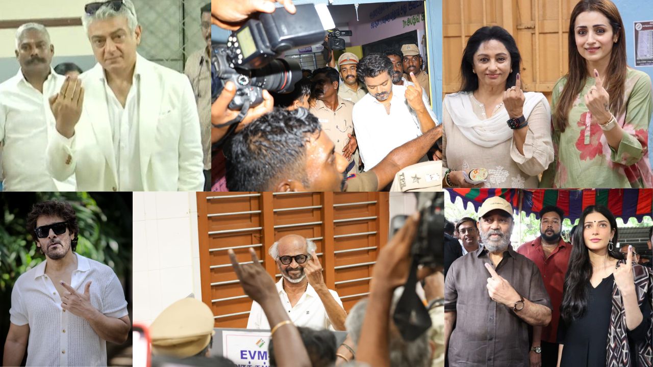 తమిళనాడు ఎన్నికలు.. ఓటేసిన సెలబ్రిటీలు వీరే!