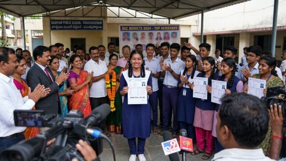 ఏపీ పదో తరగతి ఫలితాల్లో సంచలనం.. 600కు 599 మార్కులు సాధించిన విశాఖ విద్యార్థి!
