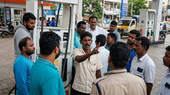ఏపీలో ఇంధన సంక్షోభం.. డీజిల్ కోసం కాళ్లు పట్టుకుని బతిమిలాడిన ఆక్వా రైతు