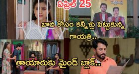 Brahmamudi Serial Today Episode April 25th ‘బ్రహ్మముడి’ సీరియల్‌: ఇంటికి వచ్చిన ఇందును చూసి కంగారు పడ్డ చలపతి