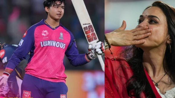 Preity Zinta: 15 ఏళ్ల వైభ‌వ్ సూర్య‌వంశీకి ఫ్లయింగ్ కిస్ ఇచ్చిన ప్రీతి జింటా !