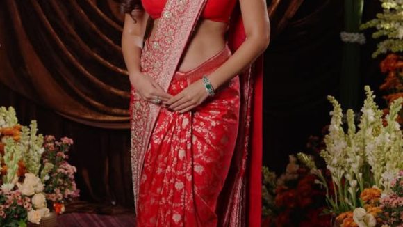 Rashi Singh : రెడ్ శారీలో మెరిసిపోతున్న రాశి.. కుర్రాళ్ళు మెంటలెక్కిపోవాల్సిందే..!