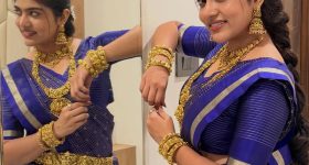 Rithu Chowdary: పట్టుచీరలో సాంప్రదాయంగా మెరిసిన రీతూ చౌదరి..