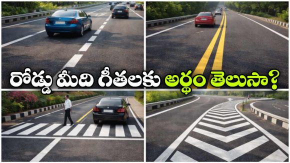 రోడ్డు మీద ఉండే వైట్, యెల్లో లైన్స్ అర్థం ఏంటి? ప్రతి డ్రైవర్ కచ్చితంగా తెలుసుకోవాల్సిందే!