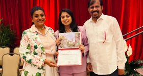 అత్యున్నత పురస్కారం అందుకున్న రోజా కూతురు అన్షు మాలిక..