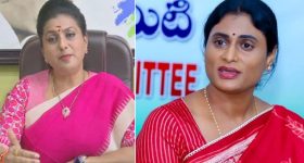 Sharmils Vs Roja: షర్మిల వర్సెస్ రోజా..వారికి మీరే దత్తపుత్రిక, జగన్ నిజమైన వారసుడన్న రోజా