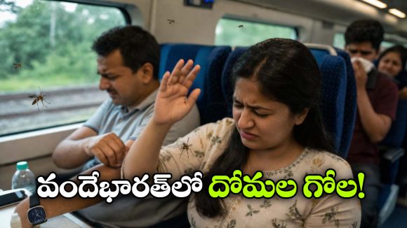 వందే భారత్ రైలు ఎక్కుతున్నారా? దోమల బ్యాట్ తీసుకెళ్లండి!