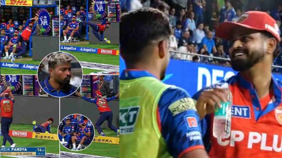 శ్రేయాస్ అయ్యర్ స్ట‌న్నింగ్ క్యాచ్, నోరెళ్లబెట్టిన రోహిత్, సూర్య‌..ముంబై ఫ్యాన్స్ ను ర్యాగింగ్ చేస్తూ