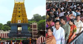 సింహాచలం అప్పన్న చందనోత్సవం సందడి..టికెట్ల విక్రయంలో గందరగోళం, భక్తులు తీవ్ర ఆగ్రహం