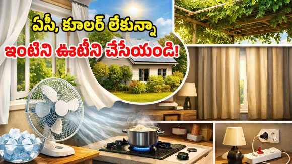 ఏసీ లేదని టెన్షనా? ఈ తేలికైన 7 టిప్స్‌తో.. ఇంటిని కాశ్మీర్‌లా మార్చేయచ్చు!