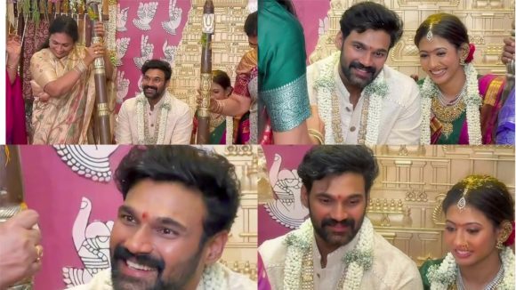 ఘనంగా బెల్లంకొండ శ్రీనివాస్ కావ్య రెడ్డి పసుపు దంచుడు వేడుక!
