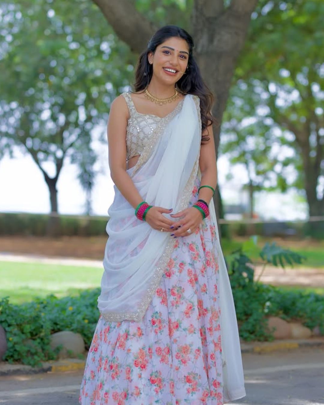 Supritha Naidu : లంగావోణిలో మనసు దోచుకుంటున్న సుప్రీత.. సూపర్ అంతే..