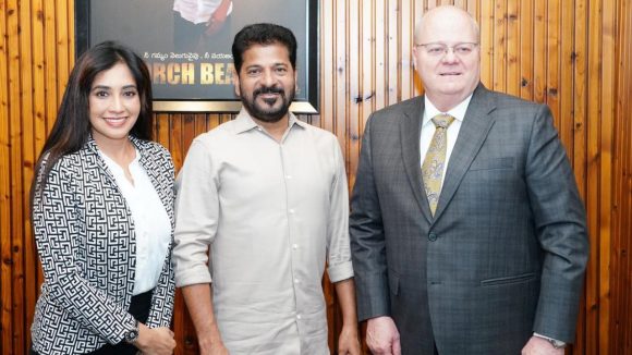 రాష్ట్రానికి మెగా ప్రాజెక్ట్.. సీఎం రేవంత్‌ రెడ్డితో టిమ్ రైఫిల్ భేటీ