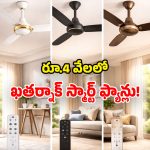 BLDC Fans: తక్కువ బడ్జెట్లో.. అత్యాధునిక బ్రాండెడ్ ఫ్యాన్లు.. ఇంట్లో తుఫాన్లు సృష్టించొచ్చు!