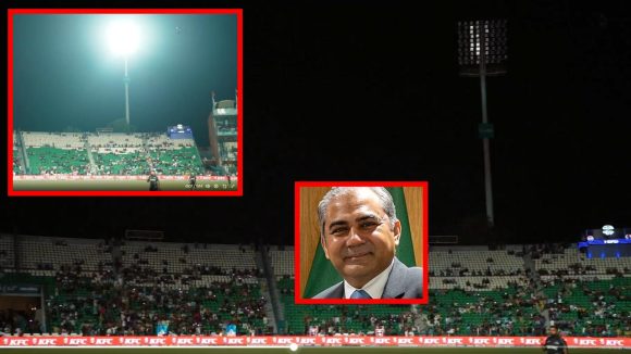 PSLలో మ‌రో దారుణం…స్టేడియంలో ఆఫ్ క‌రెంట్…ఒక్క‌సారిగా లైట్స్ ఆఫ్ !