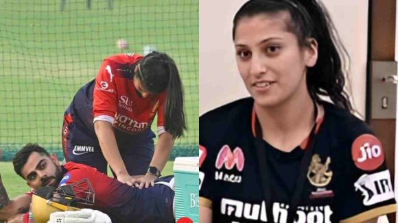 విరాట్ కోహ్లీకి మ‌సాజ్ చేసిన మిస్ట‌రీ లేడీ  ? నవనీత గౌతమ్ బ్యాక్ గ్రౌండ్ ఇదే