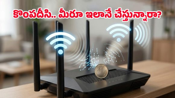రూటర్ మీద కాయిన్ పెడితే Wi-Fi స్పీడ్ పెరుగుతుందా? పొరపాటున కూడా ఆ పని చేయొద్దు, ఎందుకంటే?