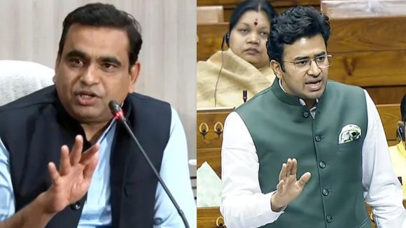 తెలంగాణ ఏర్పాటును భారత్-పాక్ విభజనతో పోలుస్తారా? తేజస్వి సూర్యపై ఎంపీ చామల ఫైర్!