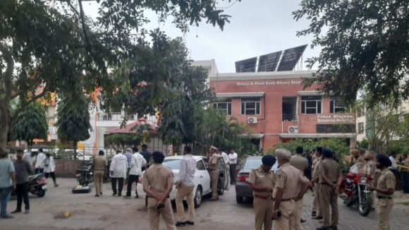చండీగఢ్‌ BJP కార్యాలయం వద్ద పేలుడు..పార్క్‌ చేసి ఉంచిన స్కూటీలో పేలుడు