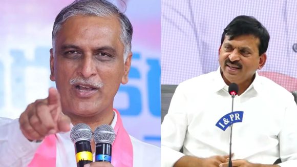 పొగరులేటి, బాంబులూటీ అంటూ మంత్రి పొంగులేటిపై మాజీ మంత్రి హరీష్ రావు ధ్వజం