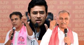 రాష్ట్ర విభజనను పాకిస్థాన్‌తో పోలుస్తారా? బీజేపీపై విరుచుకుపడ్డ కేటీఆర్, హరీశ్ రావు
