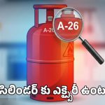గ్యాస్ సిలిండర్ పై ఉన్న ఈ కోడ్ అర్థం ఏంటో తెలుసా?
