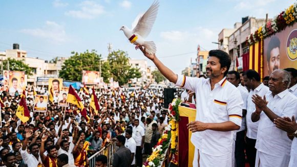 రాజకీయ ప్రచారంలో పావురం వివాదం.. విజయ్‌కు పెటా లేఖ – అసలేం జరిగింది?
