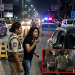 బ్రీత్ అనలైజర్ ఊదను.. ఏం చేసుకుంటారో చేసుకోండి! హైదరాబాద్‌లో యువతి రచ్చ
