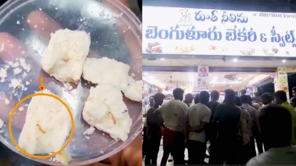 కాకినాడ జిల్లాలో కలకలం.. బేకరీ బిస్కెట్లలో పురుగులు.. నివ్వెరపోయిన స్థానికులు!