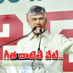 పార్టీ పరువు తీస్తే సస్పెన్షనే.. సొంత పార్టీ ఎమ్మెల్యేలకు సీఎం చంద్రబాబు స్ట్రాంగ్ వార్నింగ్