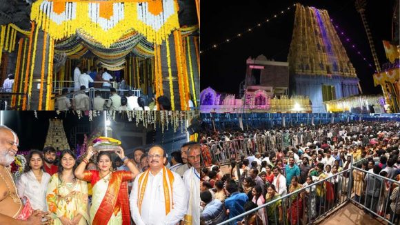 సింహాచలంలో అంగరంగవైభవంగా చందనోత్సవం.. అప్పన్న నిజరూప దర్శనం కోసం పోటెత్తిన భక్తులు