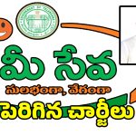 మీ సేవా కేంద్రాల్లో పెరిగిన ఛార్జీలు.. రాష్ట్ర వ్యాప్తంగా అమల్లోకి కొత్త ధరలు