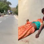 ఎండలో పడిపోయిన తల్లి కోసం చెప్పులు లేకుండా పరుగెత్తిన చిన్నారి.. బాబు తల్లి కోసం ఏడుస్తుంటే వీడియో తీస్తారా?