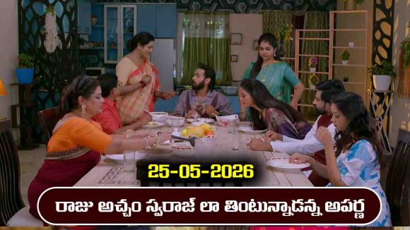 Brahmamudi Serial Today Episode May 25th ‘బ్రహ్మముడి’ సీరియల్‌: స్వరాజ్ లా బిహేవ్ చేసిన రాజు  