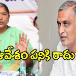 హరీష్ రావు గారూ .. ఆవేశం తగ్గించి మాట్లాడండి.. మంత్రి సీతక్క స్ట్రాంగ్ కౌంటర్!