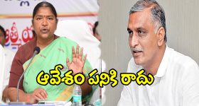 హరీష్ రావు గారూ .. ఆవేశం తగ్గించి మాట్లాడండి.. మంత్రి సీతక్క స్ట్రాంగ్ కౌంటర్!