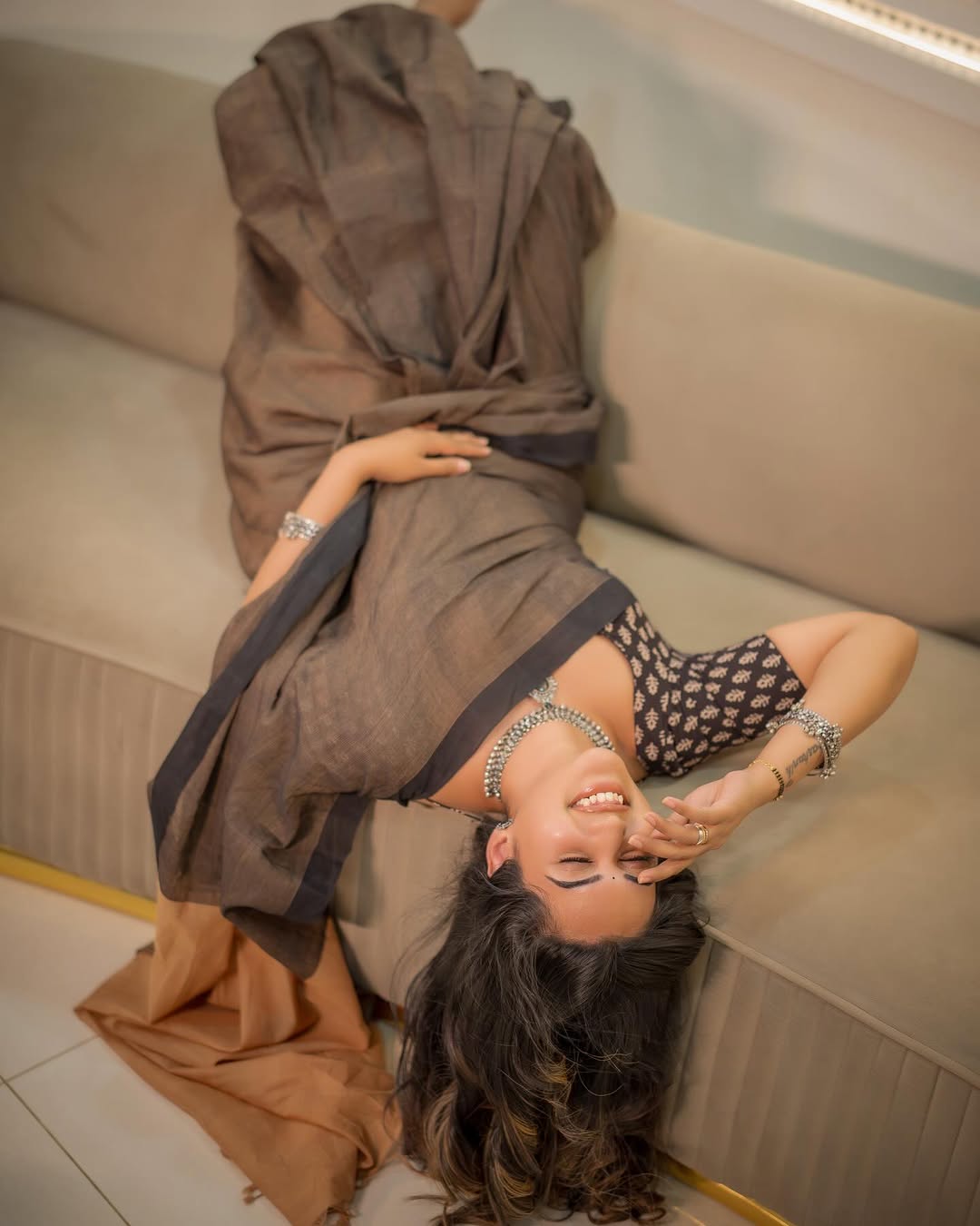 Sravanthi Chokarapu (Image credit: Instagram) Actress Sravanthi Chokarapu photo gallery