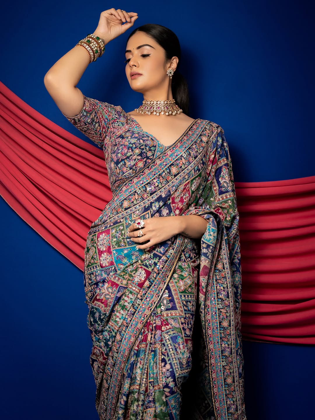 Sreemukhi (Image credit: Instagram) Actress Sreemukhi Photo Gallery